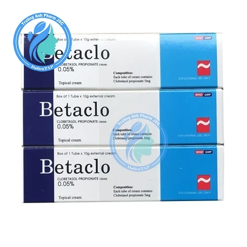 Betaclo USP 10g - Thuốc điều trị bệnh da liễu hiệu quả (10 hộp)