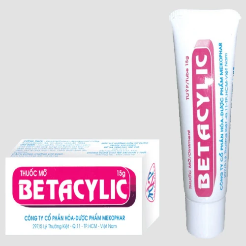 Betacylic 15g Mekophar - Thuốc điều trị viêm da dị ứng hiệu quả