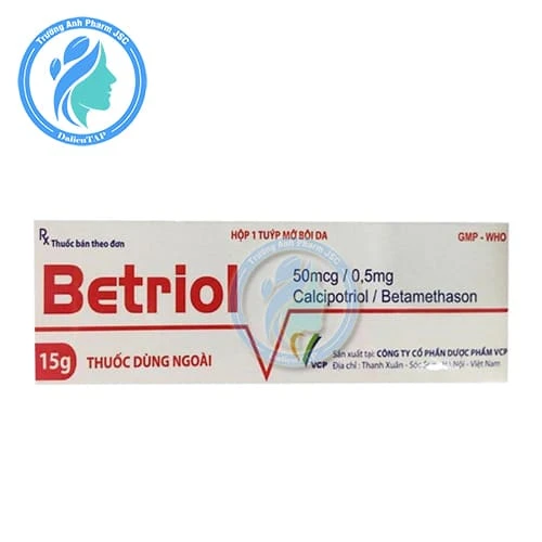 Betriol 15g - Thuốc điều trị bệnh vảy nến