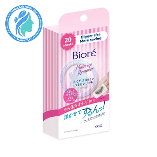 Bioré Cleansing Cotton Rich Moisture 10 Sheets - Khăn tẩy trang dưỡng ẩm