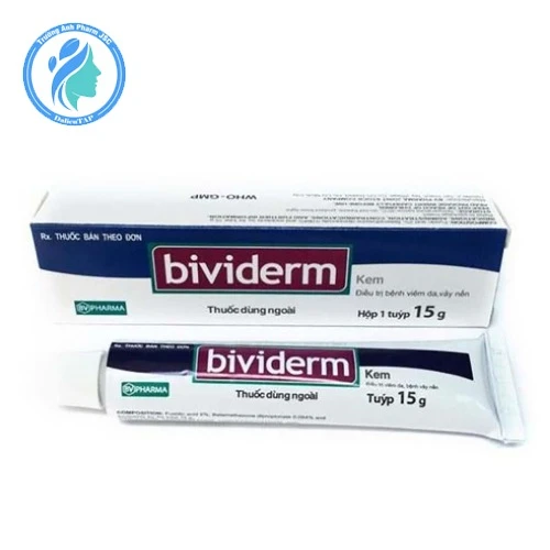 Bividerm Cream 15g - Thuốc điều trị viêm da hiệu quả