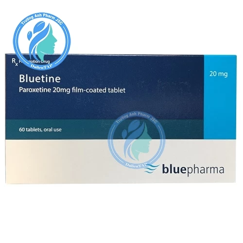 Bluetine 20mg Bluepharma - Thuốc điều trị trầm cảm, rối loạn ám ảnh cưỡng chế