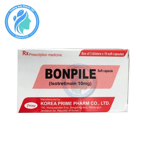 Bonpile soft cap 10mg (Isotrentinoin) - Điều trị mụn trứng cá nặng