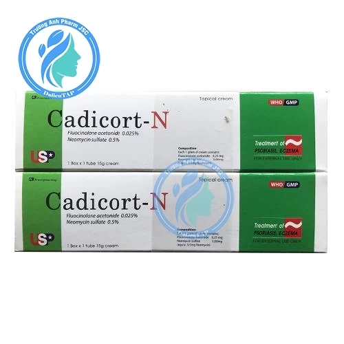 Cadicort-N 15g - Giải pháp điều trị các bệnh ngoài da (10 hộp)