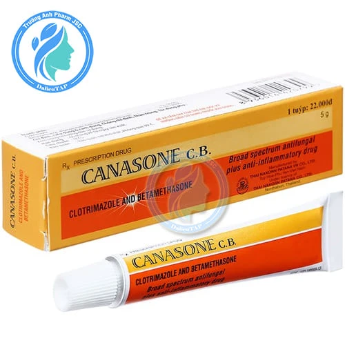 Canasone C.B 5g - Thuốc điều trị nấm da và nấm bẹn