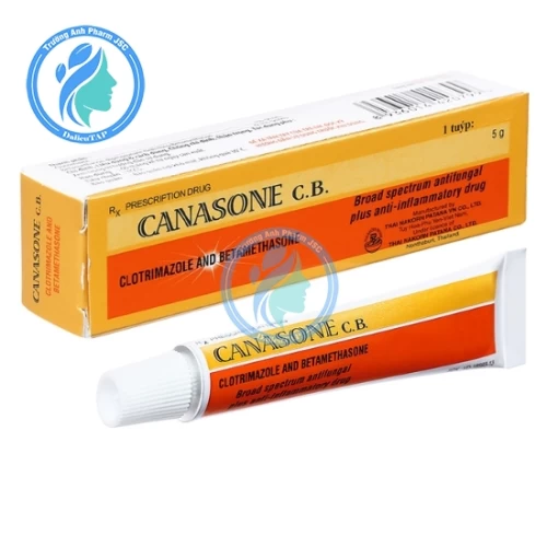 Canasone C.B 5g - Thuốc điều trị nấm da và nấm bẹn