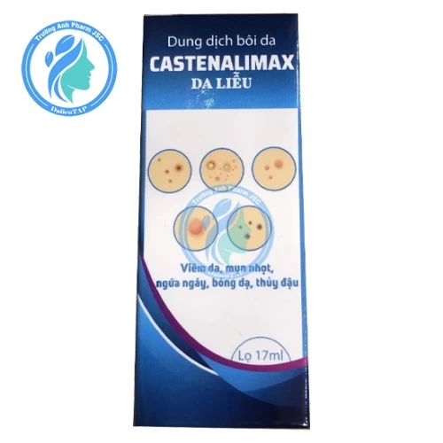 Dung dịch bôi da Castenalimax Da Liễu - Hỗ trợ điều trị mụn mủ, nấm kẽ
