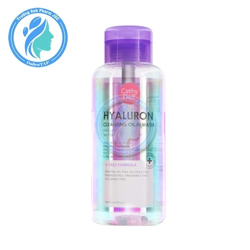 Cathy Doll Hyaluron Cleasing Oil in Water 500ml - Nước tẩy trang