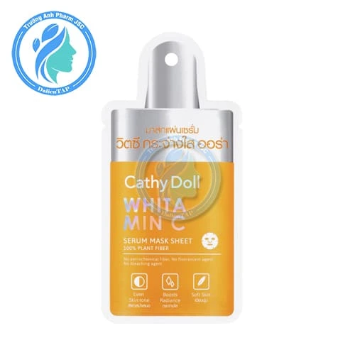 Cathy Doll Whitamin C Serum Mask Sheet 20g - Mặt nạ giấy dưỡng sáng da