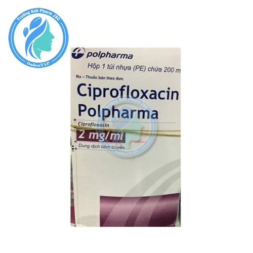 Ciprofloxacin Polpharma 2mg/ml (200ml) - Thuốc điều trị nhiễm khuẩn