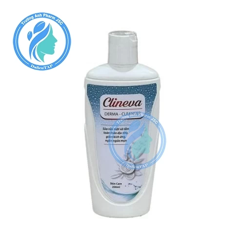 Clineva Derma - Cleanser 200ml - Sữa rửa mặt, tắm giúp giảm mụn, trắng da