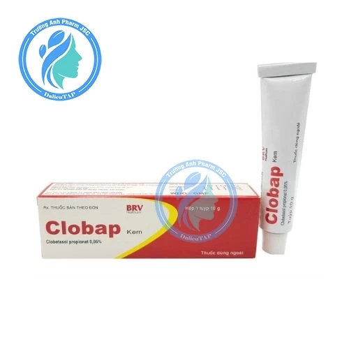 Clobap Cream 10g - Thuốc điều trị các bệnh ngoài da (10 type)