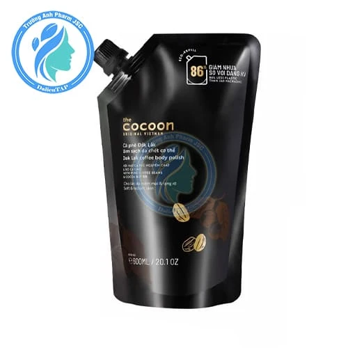 Cocoon Tẩy da chết cà phê Đắk Lắk 600ml - Giúp làm sạch da