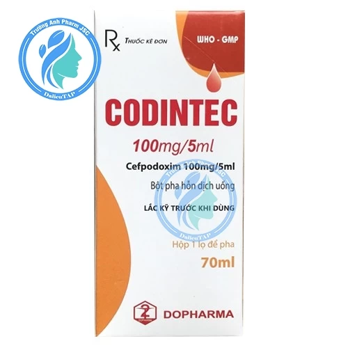 Codintec 100mg/5ml Dopharma (70ml) - Thuốc điều trị nhiễm khuẩn