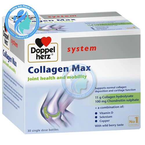 Collagen Max Doppelherz (30 ống) - Duy trì và tái tạo sụn khớp