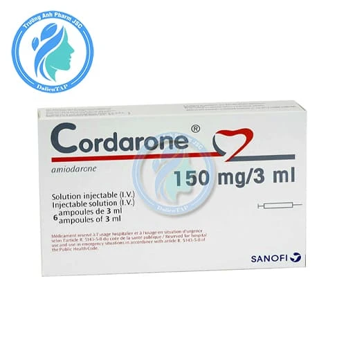 Cordarone 150mg/3ml - Thuốc điều trị rối loạn nhịp tim