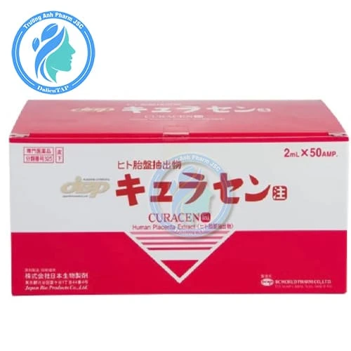 Curacen Human Placenta Extract (2ml X 50 Ống) - Chống lão hóa da