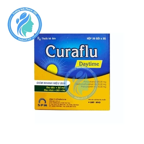 Curaflu Daytime SPM - Thuốc điều trị các triệu chứng sốt, ho