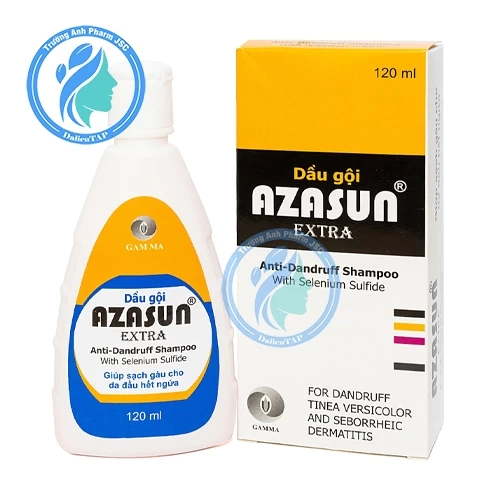 Dầu gội Azasun Extra 120ml - Dầu gội trị gàu hiệu quả