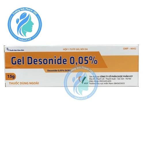 Gel Desonide 0.05% 15g - Thuốc điều trị viêm da hiệu quả của VCP