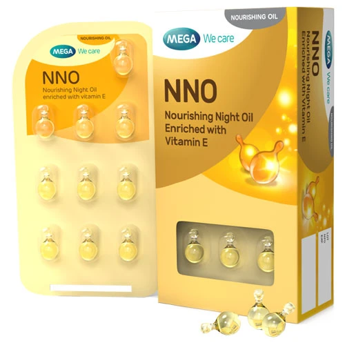 NNO Nourishing Night Oil - Viên dưỡng da bổ sung vitamin E