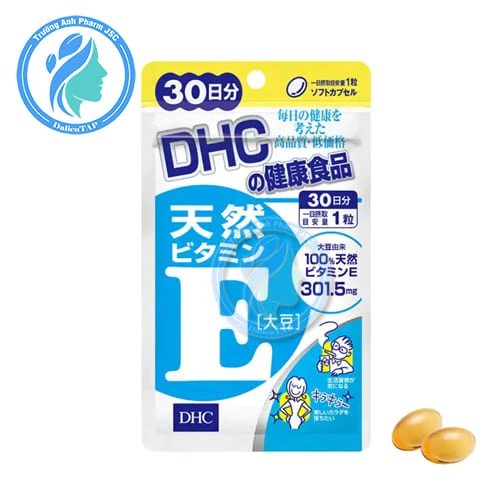 DHC Natural Vitamin E (Soybean) 30 ngày - Viên uống tăng cường sức khỏe, chống lão hóa