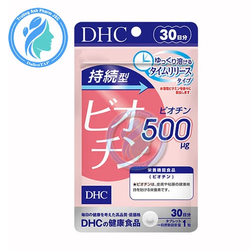 DHC Sustained Release Biotin - Viên uống chăm sóc da và tóc