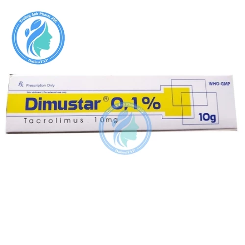 Dimustar 0,1% - Điều trị các triệu chứng của bệnh eczema