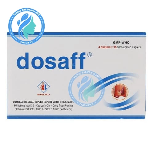 Dosaff Domesco - Thuốc điều trị triệu chứng suy giãn tĩnh mạch