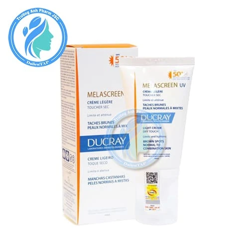 Ducray Melascreen UV Light Cream SPF50 40ml - Kem chống nắng của Pháp