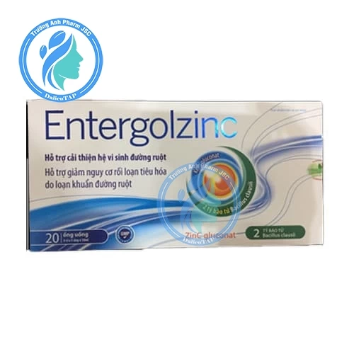 Entergolzinc - Hỗ trợ giảm nguy cơ rối loạn tiêu hóa do loạn khuẩn đường ruột