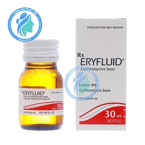 Eryfluid 30ml - Thuốc trị mụn trứng cá hiệu quả của Pháp