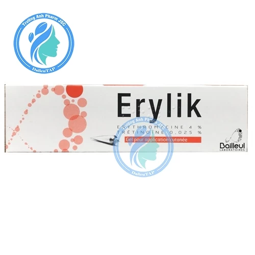 Erylik Gel 30g - Thuốc điều trị tại chỗ mụn trứng cá của France