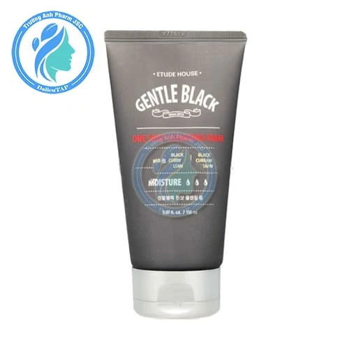 Etude House Gentle Black One Shot 150ml - Sữa rửa mặt làm sạch da