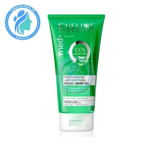 Eveline Gel rửa mặt Moisturising and Soothing Facial Wash Gel 150ml