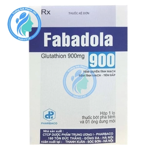 Fabadola 900 Pharbaco - Thuốc hỗ trợ giảm độc tính trên hệ thần kinh