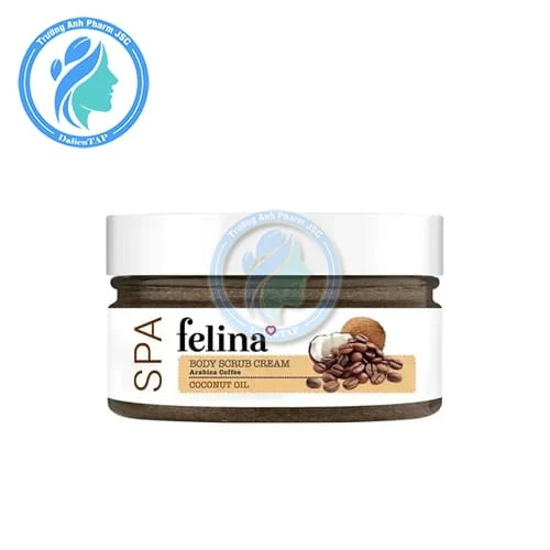 Felina Body Scrub Cream Arabica Coffee 220g - Kem tẩy tế bào chết