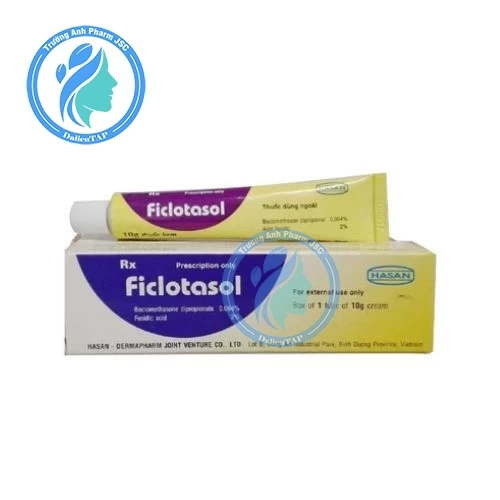 Ficlotasol Cream 10g - Điều trị viêm da, nhiễm khuẩn da hiệu quả (10 hộp)