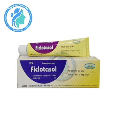Ficlotasol Cream 10g - Điều trị viêm da, nhiễm khuẩn da hiệu quả
