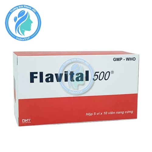 Flavital 500 Hataphar - Thuốc điều trị rối loạn cholesterol máu