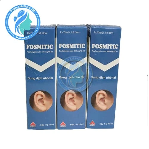 Fosmitic 300mg/10ml - Thuốc điều trị viêm tai
