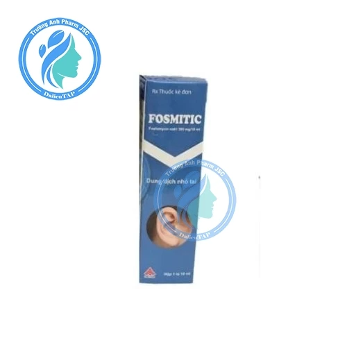 Fosmitic 300mg/10ml - Thuốc điều trị viêm tai