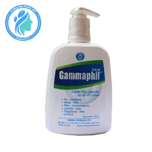 Sữa rửa mặt Gammaphil 500ml - Làm sạch, dưỡng ẩm, chống khô da