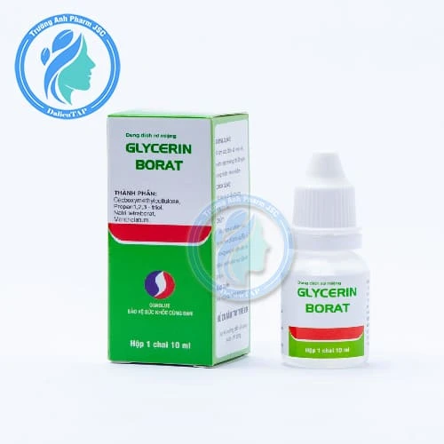 Glycerin Borat Quablue 10ml -  Bảo vệ môi, lợi, niêm mạc lợi