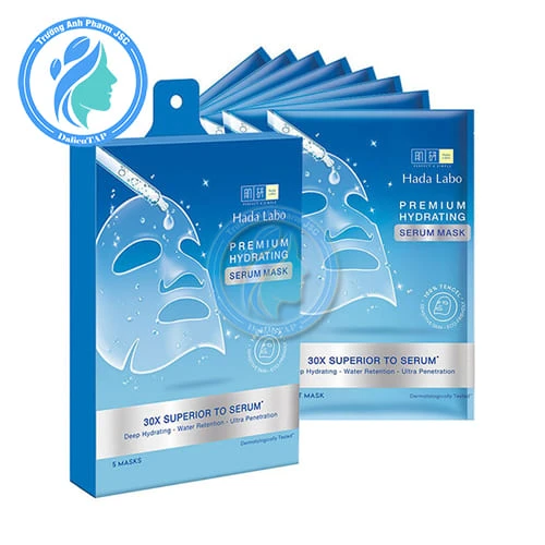 Hada Labo Premium Hydrating Mask Box - Mặt nạ dưỡng ẩm