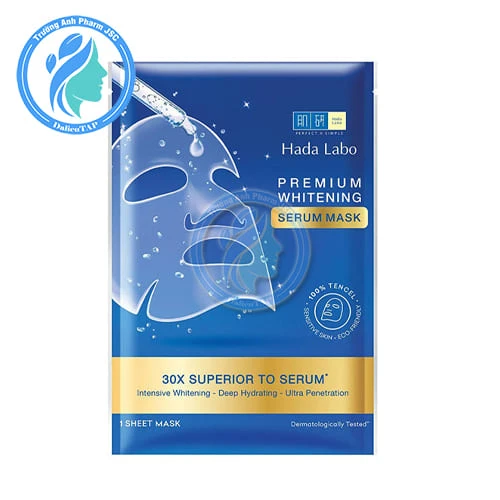 Hada Labo Premium Whitening Serum Mask 23g - Mặt nạ dưỡng da