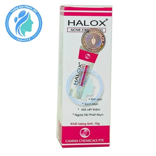 Halox Cream 15g - Kem trị mụn trứng cá hiệu quả