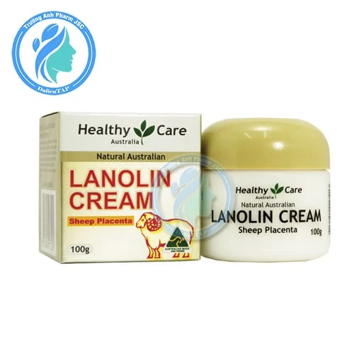 Healthy Care Lanolin Cream With Sheep Placenta 100g - Kem dưỡng ẩm