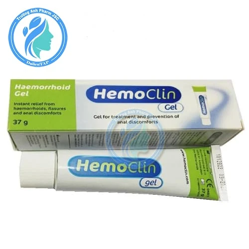 Hemoclin Gel 37g - Gel phòng và trị trĩ, nứt kẽ hậu môn