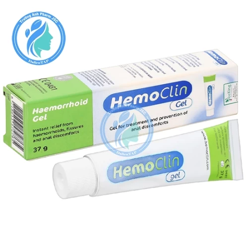 Hemoclin Gel 37g - Gel phòng và trị trĩ, nứt kẽ hậu môn